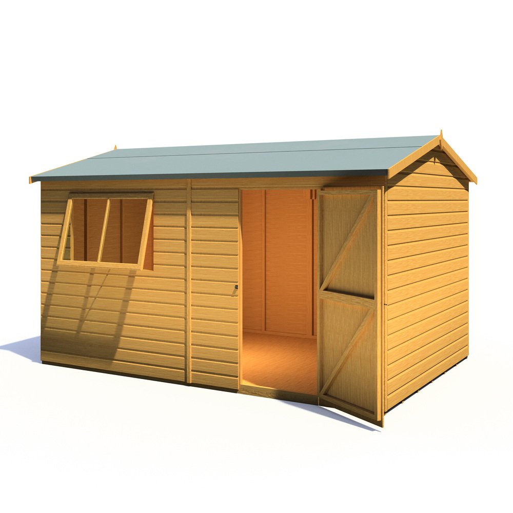 X Lewis Reverse Apex Shed Rhs Door Elbec Garden Buildings