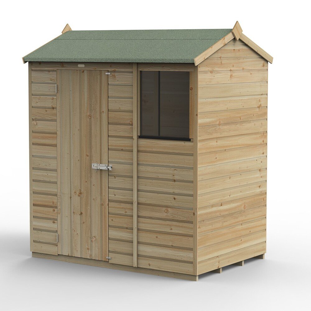 X Forest Beckwood Reverse Apex Shed Elbec Garden Buildings