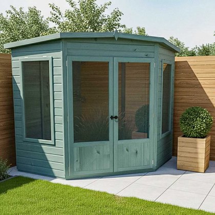 7 x 7 Shire Ramsey Corner Summerhouse 7 x 7 Shire Ramsey Corner Summerhouse