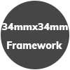 NEW - 34mmx34mm Framework