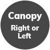 NEW - Canopy right or left