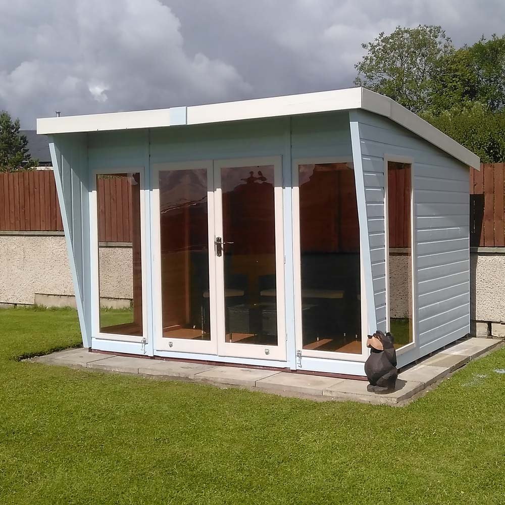 Shire Highclere Summerhouse 10 x 8 (3.06m x 2.39m) - elbec garden buildings