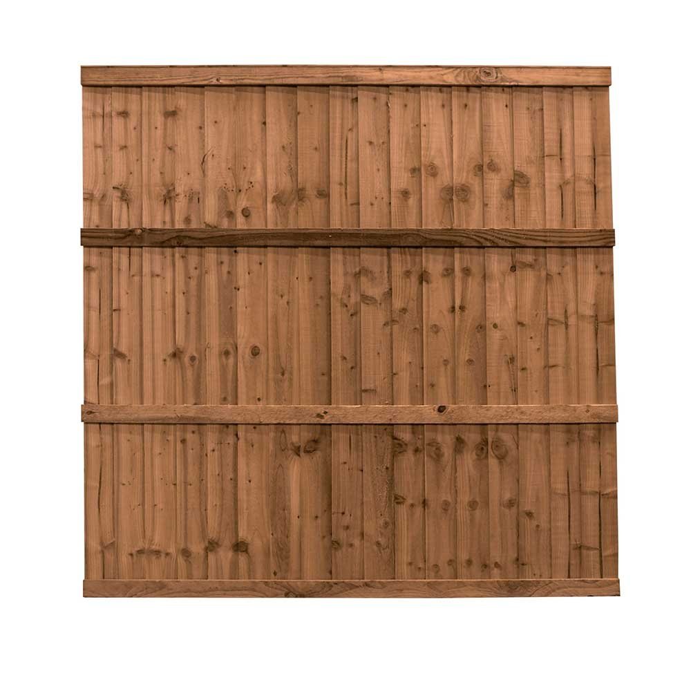 6ft High Mercia Feather Edge Fence Panel - Pressure Treated - 15 year ...