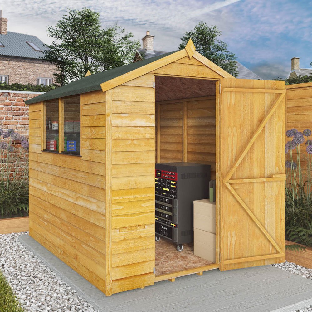 Mercia Overlap Shed 7 x 5 (2.13m x 1.48m) - elbec garden buildings