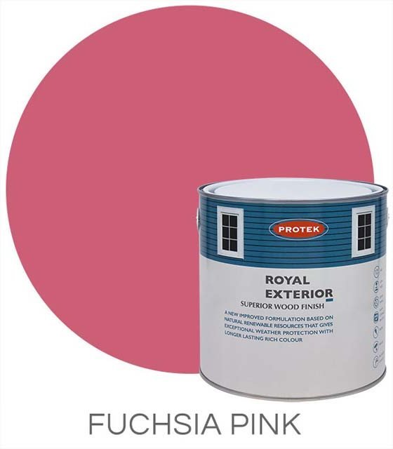 pink outdoor wood paint