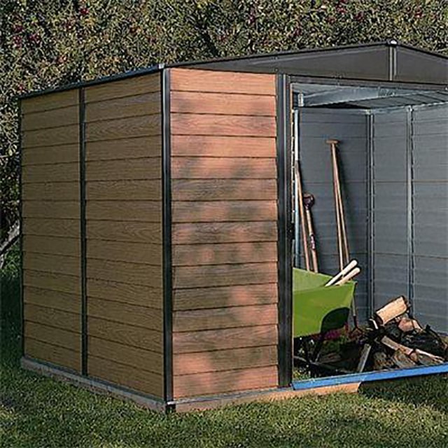 10 X 8 Woodvale Metal Shed From Rowlinson - Elbec Garden Buildings