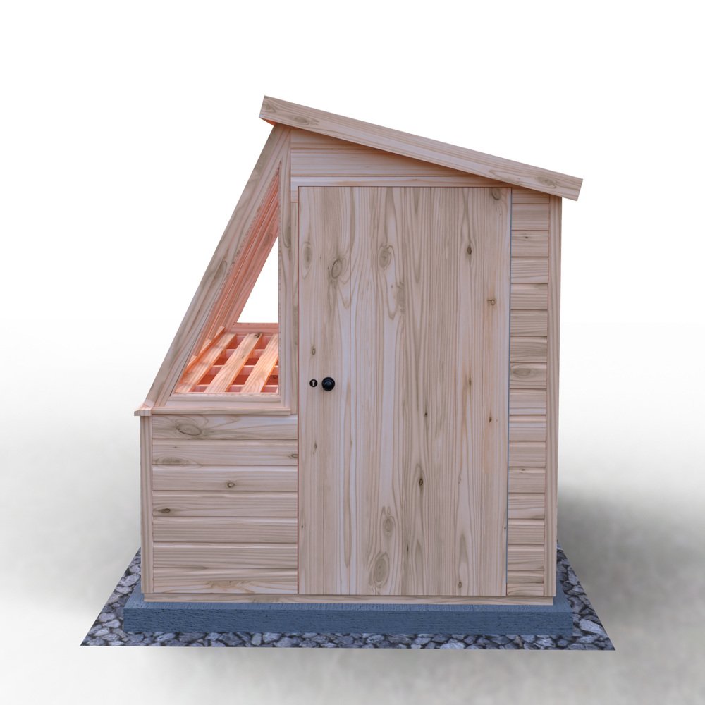 8x6 Shire Iceni Potting Shed - Door In Right Hand Side - Elbec Garden ...