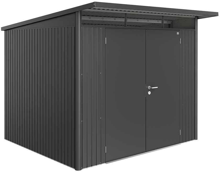 8 x 8 Biohort Metal Shed Double Door