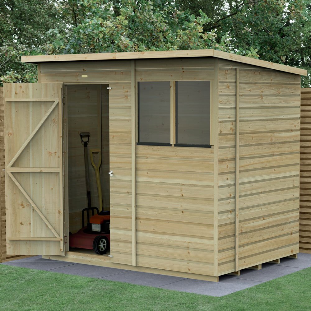 Forest Beckwood 7x5 Pent Shed - elbec garden buildings