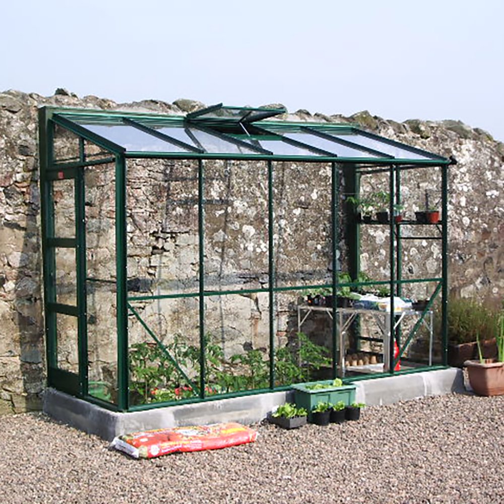 Elite Kensington 4 x 10 Lean to Greenhouse - elbec garden buildings