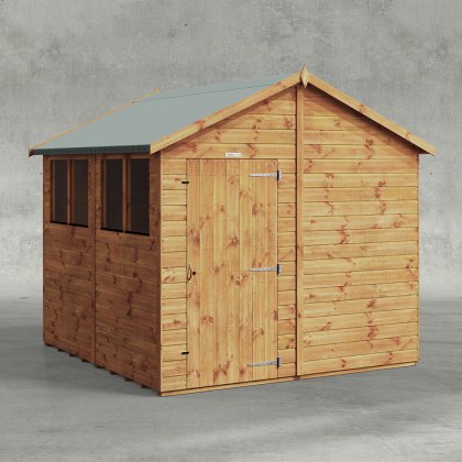 8 x 8 Powersheds Tongue & Groove Apex Wooden Shed 8 x 8 Powersheds Tongue & Groove Apex Wooden Shed