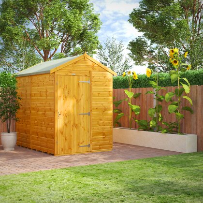 7 x 5 Powersheds Tongue & Groove Windowless Apex Wooden Shed 7 x 5 Powersheds Tongue & Groove Windowless Apex Wooden Shed