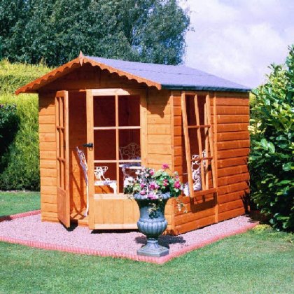 7 x 7 (1.98m x 2.05m) Shire Buckingham Summerhouse