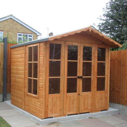 7 x 7 (1.98m x 2.05m) Shire Kensington Summerhouse