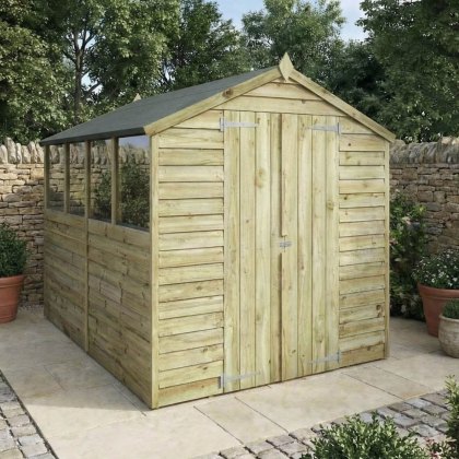 8 x 6 (2.40m x 1.90m) Mercia Overlap Shed 8 x 6 (2.40m x 1.90m) Mercia Overlap Shed