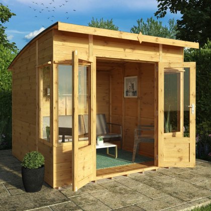 8 x 8 (2.40m x 2.42m) Mercia Helios Summerhouse