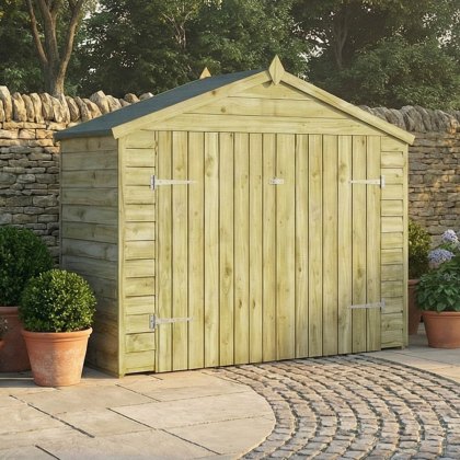 3 x 7 (0.87m x 2.10m) Mercia Overlap Bike Shed 3 x 7 (0.87m x 2.10m) Mercia Overlap Bike Shed