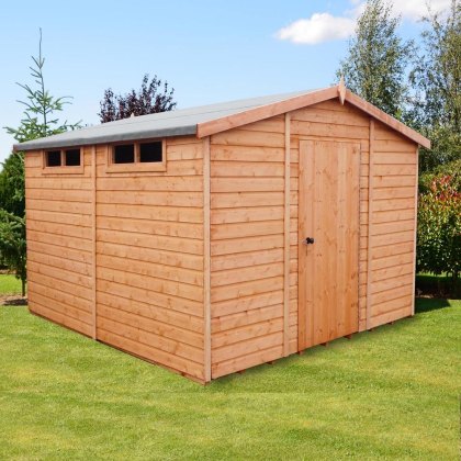 10 x 10 (2.99m x 2.99m) Shire Security Professional Shed