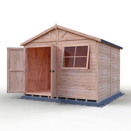 10 x 10 (3.16m x 3.02m) Shire Mammoth Professional Apex Shed