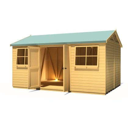 10 x 15 (3.16m x 4.52m) Shire Mammoth Professional Apex Shed