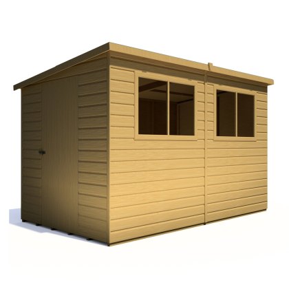 10 x 6 (2.99m x 1.79m) Shire Caldey Professional Pent Shed