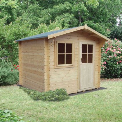 Shire Bucknells Log Cabin 10G x 8 (2.99m x 2.39m) - 28mm Logs - elbec ...