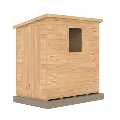 6 x 4 (1.79m x 1.19m) Shire Caldey Professional Pent Shed