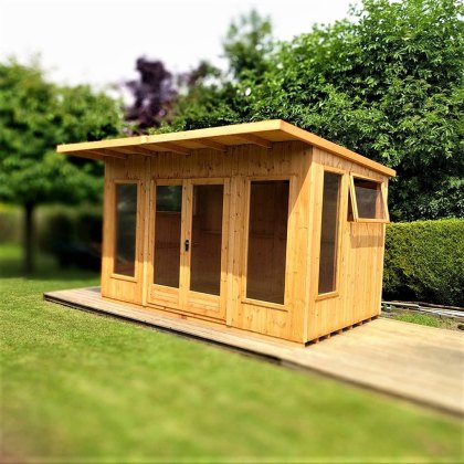 12 x 10 (3.59m x 2.99m) Shire The Miami Summerhouse