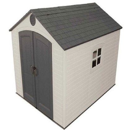 8 x 7 (2.39m x 2.24m) Lifetime Plastic Shed Special Edition