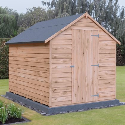 8 x 6 Shire Value Overlap Windowless Shed