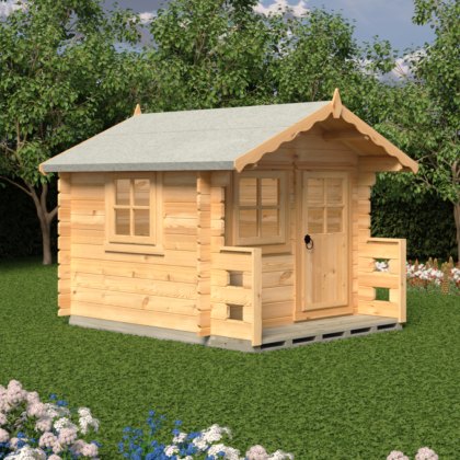 6 x 7 (1.79m x 2.09m) Shire Salcey Log Cabin Playhouse 6 x 7 (1.79m x 2.09m) Shire Salcey Log Cabin Playhouse