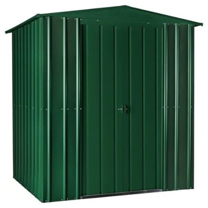 6 x 3 (1.71m x 0.82m) Lotus Apex Metal Shed in Heritage Green