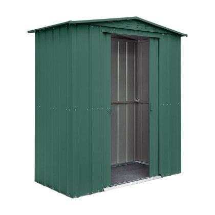 6 x 3 Globel Apex Metal Shed in Green 6 x 3 Globel Apex Metal Shed in Green