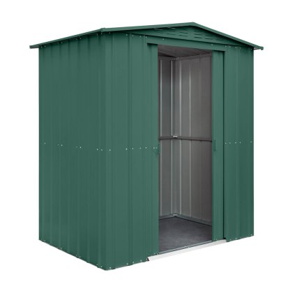 6 x 4 Globel Apex Metal Shed in Green 6 x 4 Globel Apex Metal Shed in Green