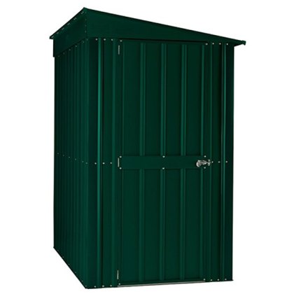 4 x 8 (1.13m x 2.34m) Lotus Lean-To Metal Shed in Heritage Green