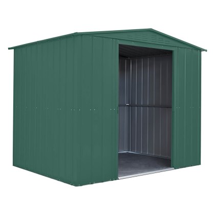 8 x 6 Globel Apex Metal Shed in Green 8 x 6 Globel Apex Metal Shed in Green