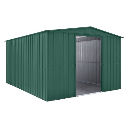 10 x 12 Globel Apex Metal Shed in Green 10 x 12 Globel Apex Metal Shed in Green