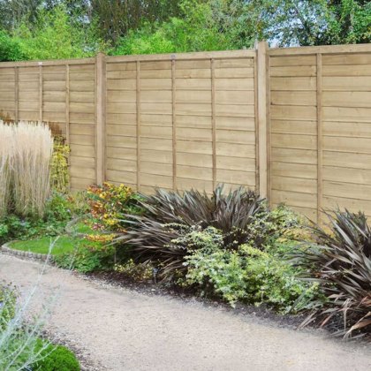 5ft High (1520mm) Forest Superlap Fence Panel - Pressure Treated