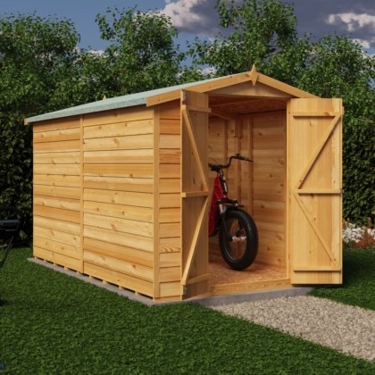 10 x 6 Shire Value Overlap Apex Shed - No Windows