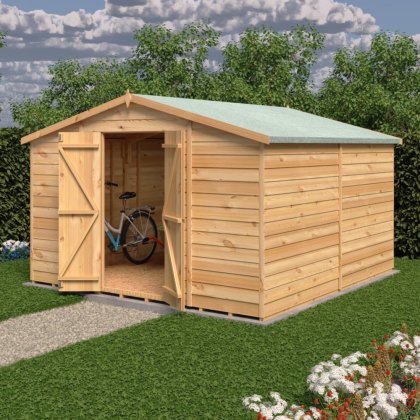 10 x 10 Shire Value Overlap Workshop Shed - No Windows