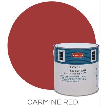 Protek Royal Exterior Paint 1 Litre - Carmine Red