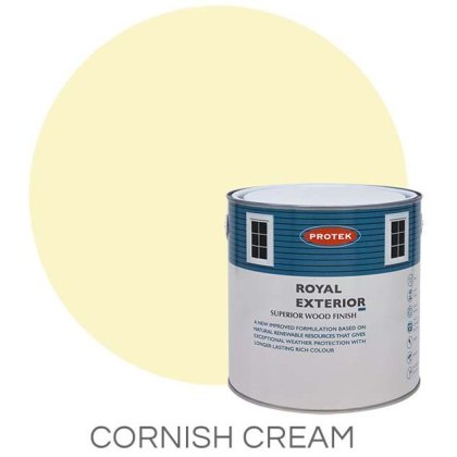 Protek Royal Exterior Paint 1 Litre - Cornish Cream