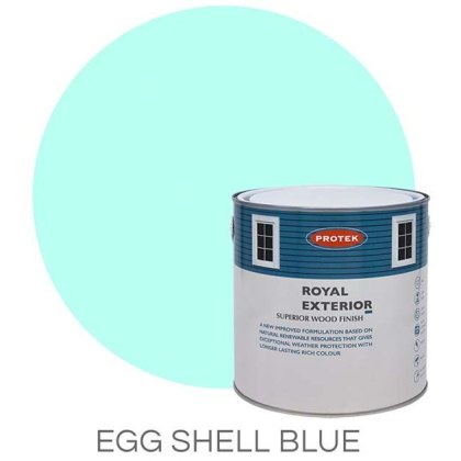 Protek Royal Exterior Paint 1 Litre - Eggshell Blue