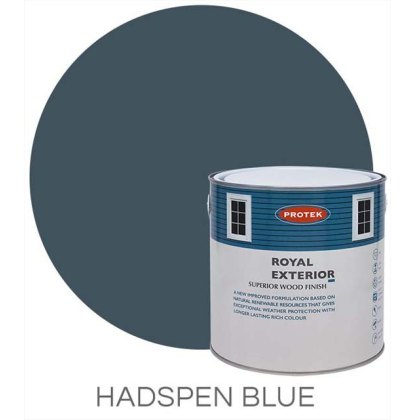 Protek Royal Exterior Paint 1 Litre - Hadspen Blue