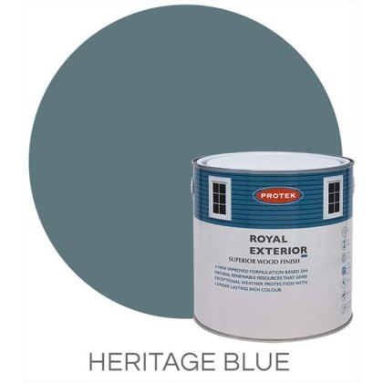 Protek Royal Exterior Paint 1 Litre - Heritage Blue