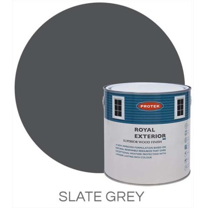 Protek Royal Exterior Paint 1 Litre - Slate Grey