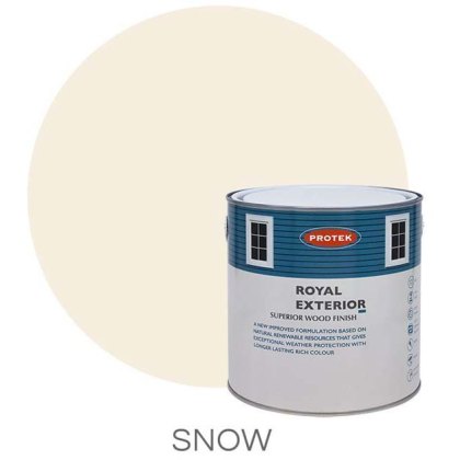 Protek Royal Exterior Paint 1 Litre - Snow