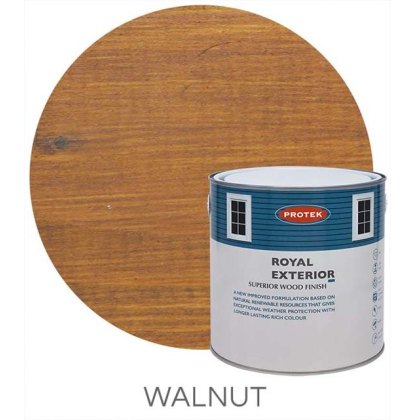 Protek Royal Exterior Paint 1 Litre - Walnut