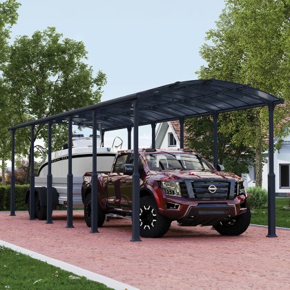 12 x 42 (3.59m x 12.85m) Palram - Canopia Arcadia Alpine 12700 Carport