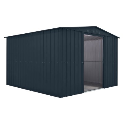 10 x 10 Globel Apex Metal Shed in Grey 10 x 10 Globel Apex Metal Shed in Grey
